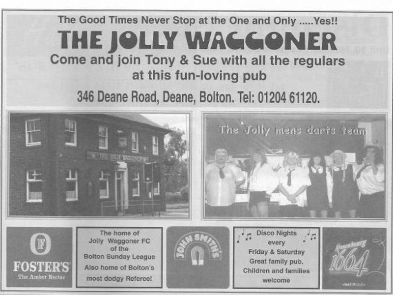 Advert From December 2001 Bolton Pub Directory. Published on 10-02-2016 