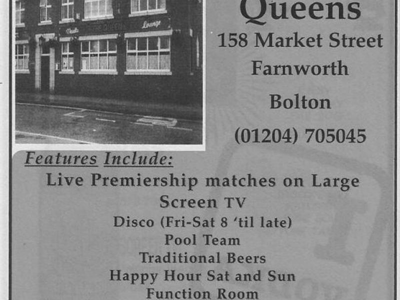 Advert From December 2001 Yellow Pub Directory. Published on 10-02-2016