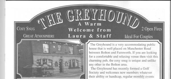 Advert From July 2001 Bolton Pub Directory. Published on 10-02-2016