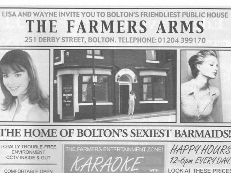 Advert From December 2001 Bolton Pub Directory. Published on 10-02-2016