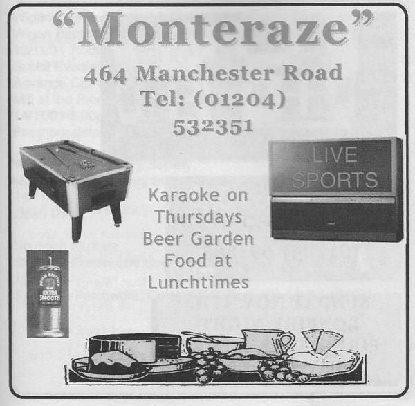 Advert From November 2001 Yellow Pub Directory. Published on 10-02-2016