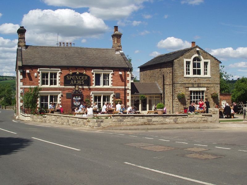 Spencer Arms, Cawthorne. (Pub, External). Published on 14-10-2014