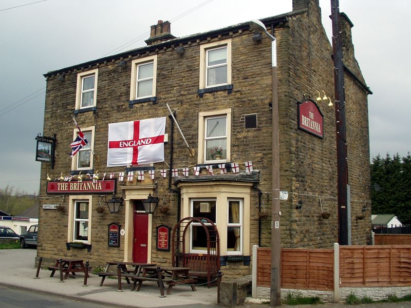 Britannia, Spring Vale. (Pub, External). Published on 14-10-2014