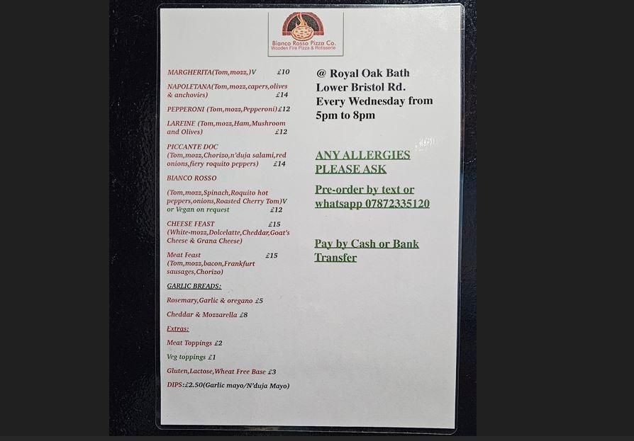Wed menu Mar 2025. Published on 23-03-2025