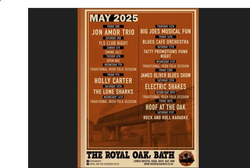 May events. Published on 09-05-2025