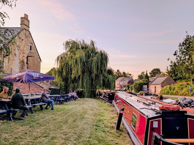 Canalside seating. (Garden). Published on 06-07-2026 
