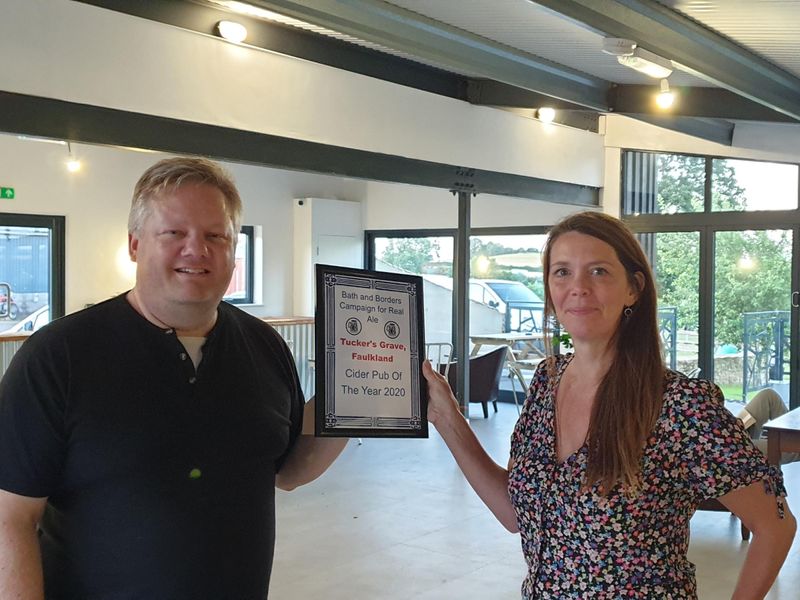 July 2021 - Cider Pub of the Year Award. (Award). Published on 02-01-2024