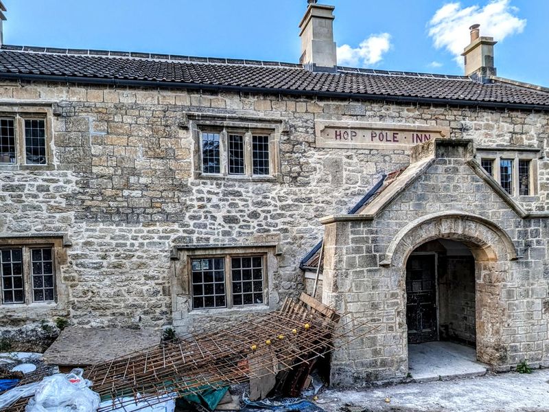 May 2024 - Front view during renovation. (External). Published on 20-05-2024 