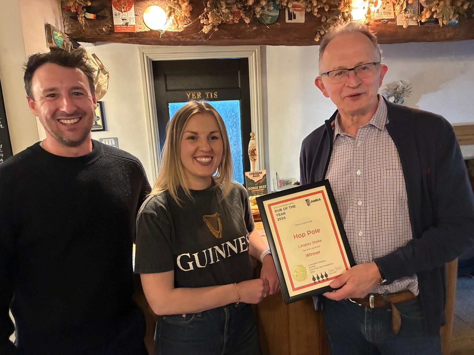 Charlie and Hannah receive 2026 PotY award. Published on 11-06-2026