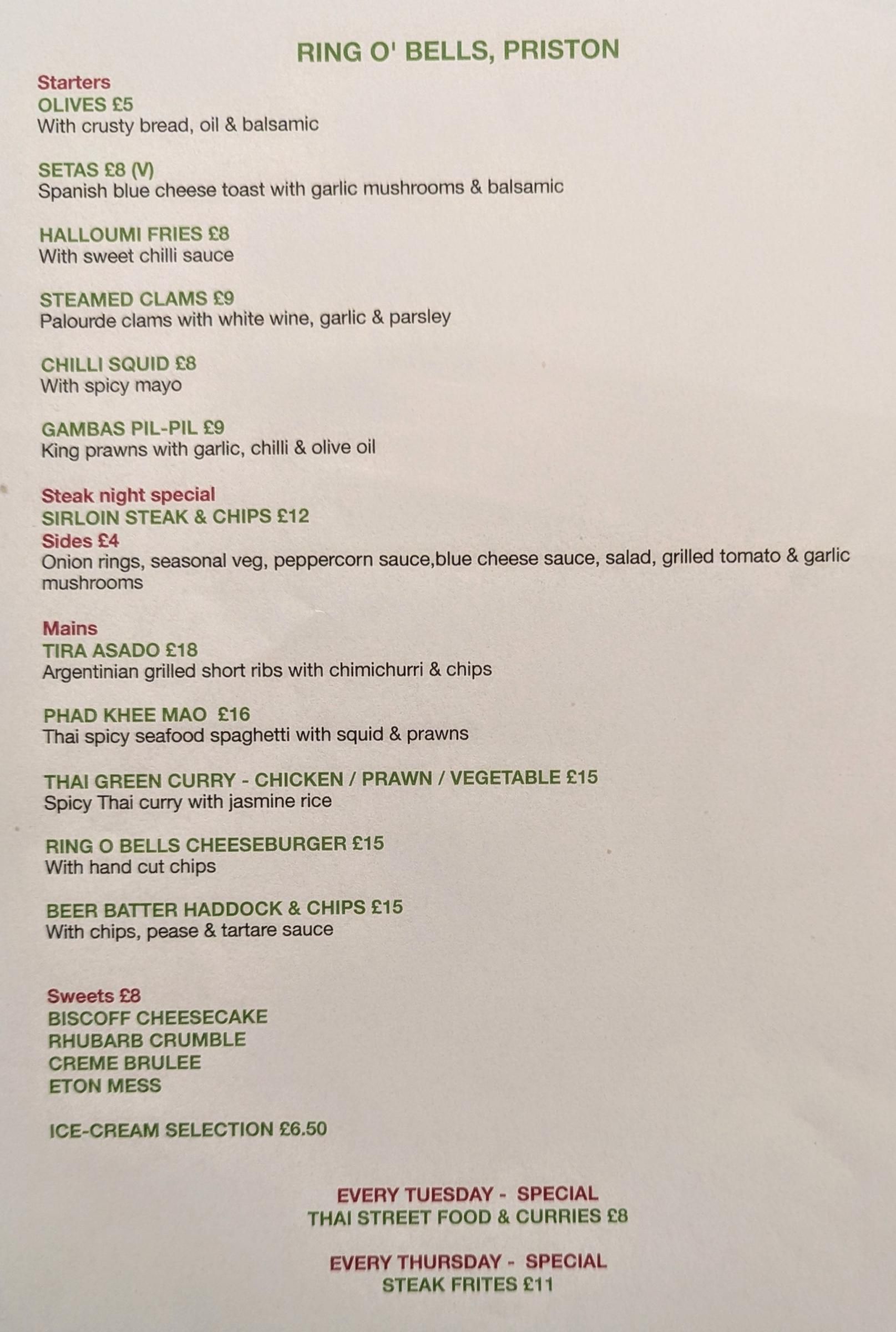 Menu. Published on 24-08-2025