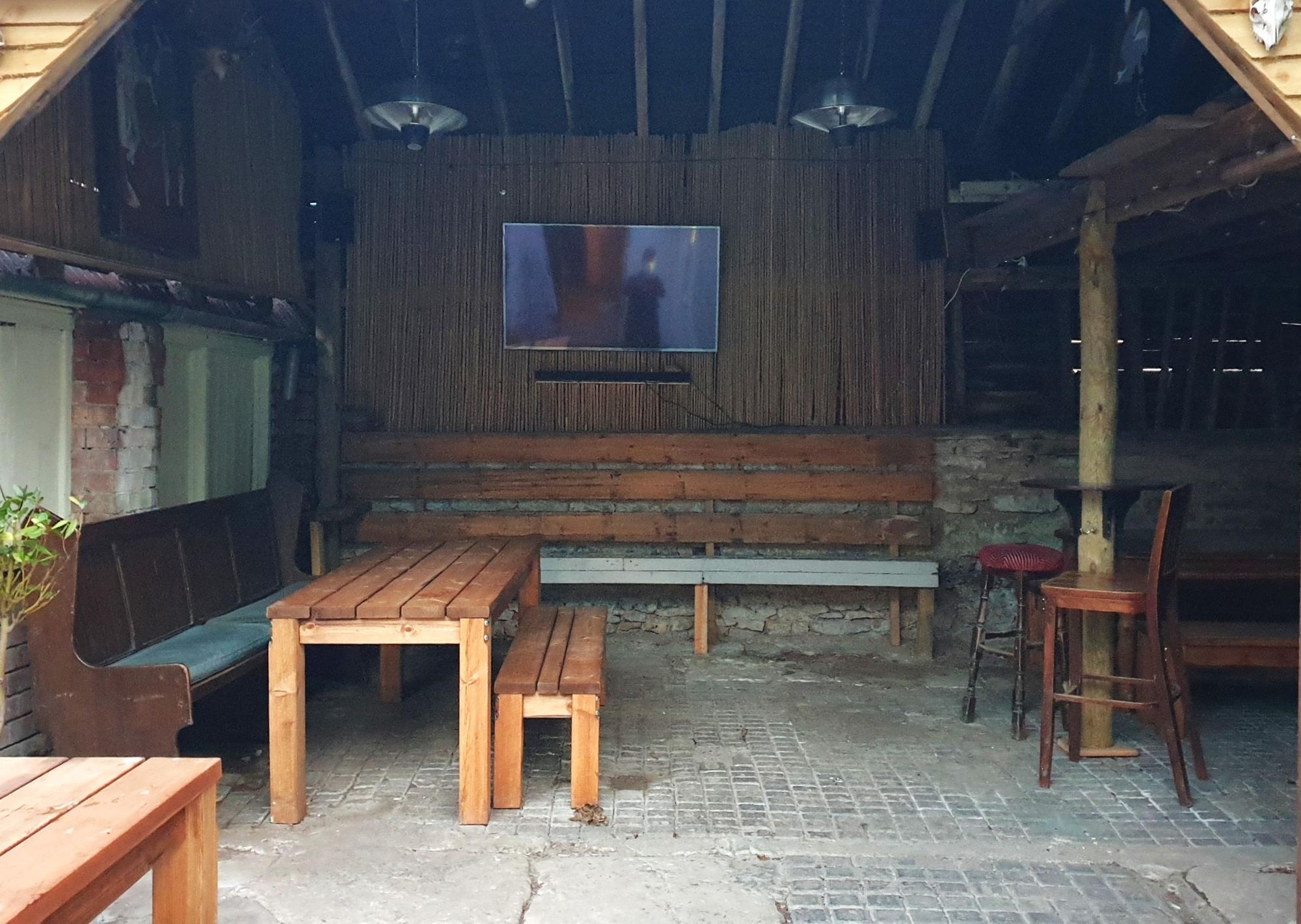 May 2021 - 'Smoking Barn'. (External, Garden). Published on 14-01-2024