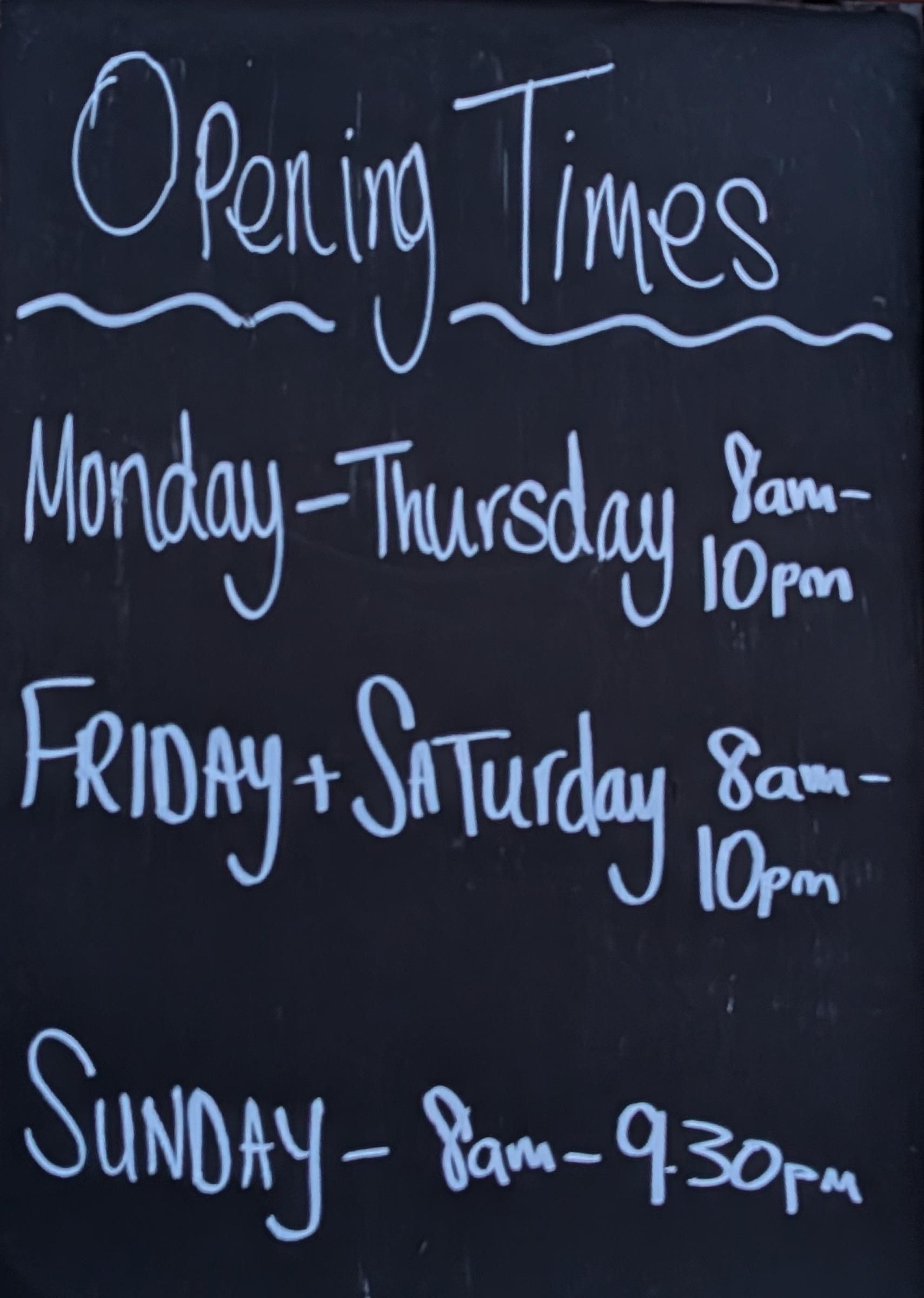 Summer 2026 Hours. (Sign). Published on 06-07-2026