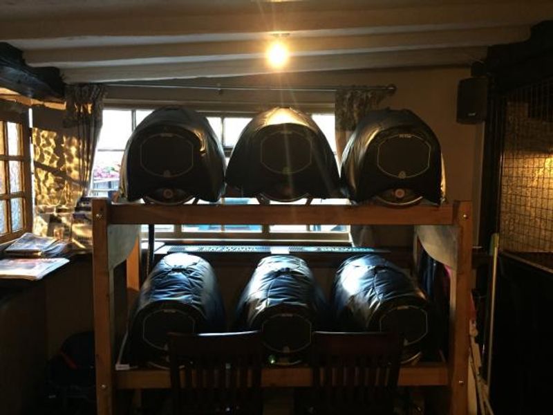 Stillage for Mini Beer festival. (Pub). Published on 12-08-2016