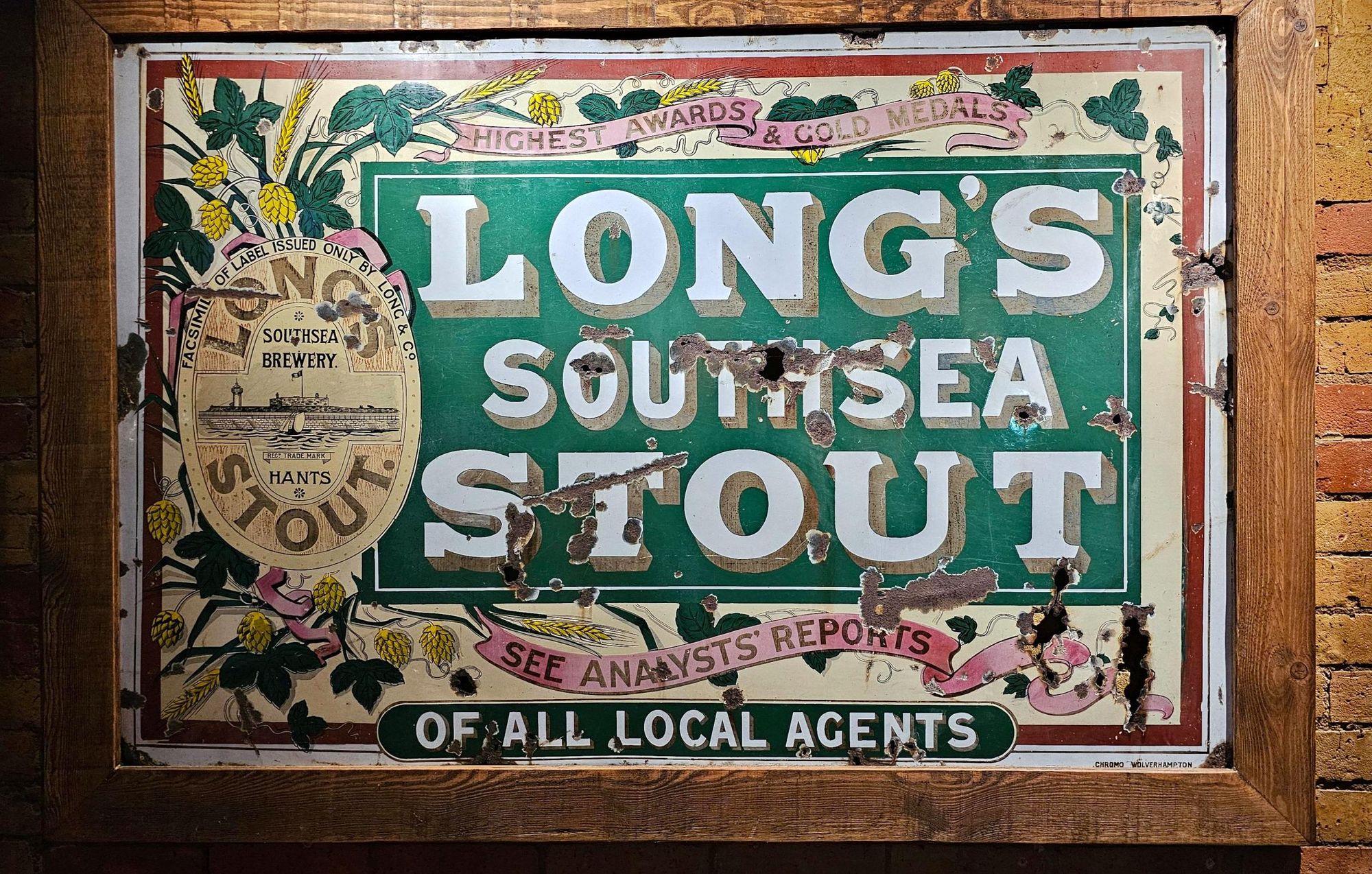 Very rare brewery sign. Published on 09-10-2024