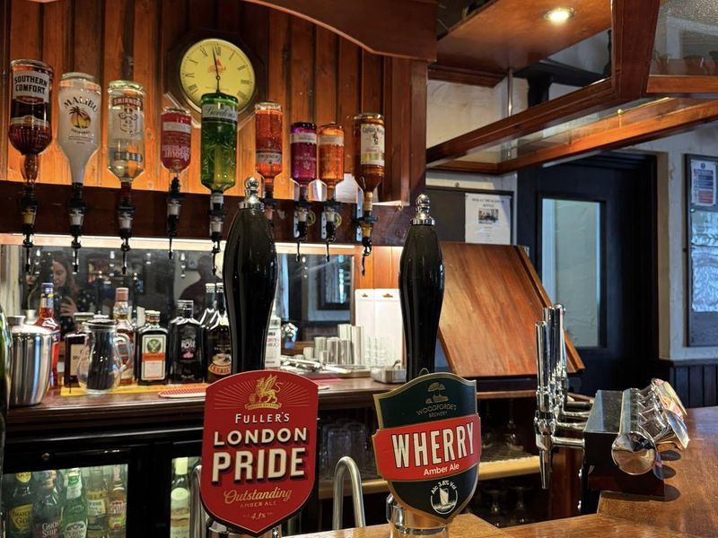 A couple of the pubs four hand pumps. (Pub, Bar). Published on 11-05-2026 