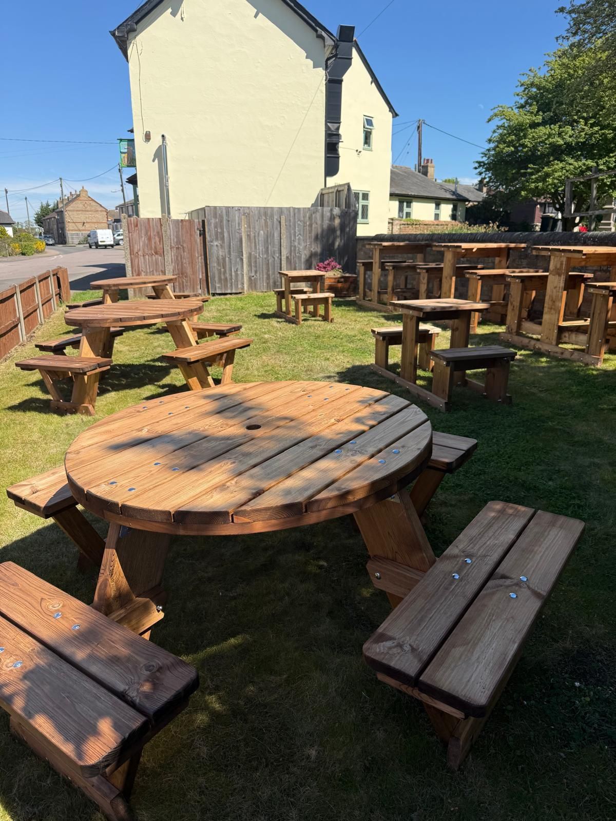Seating in the pub garden. (External, Garden). Published on 11-05-2026