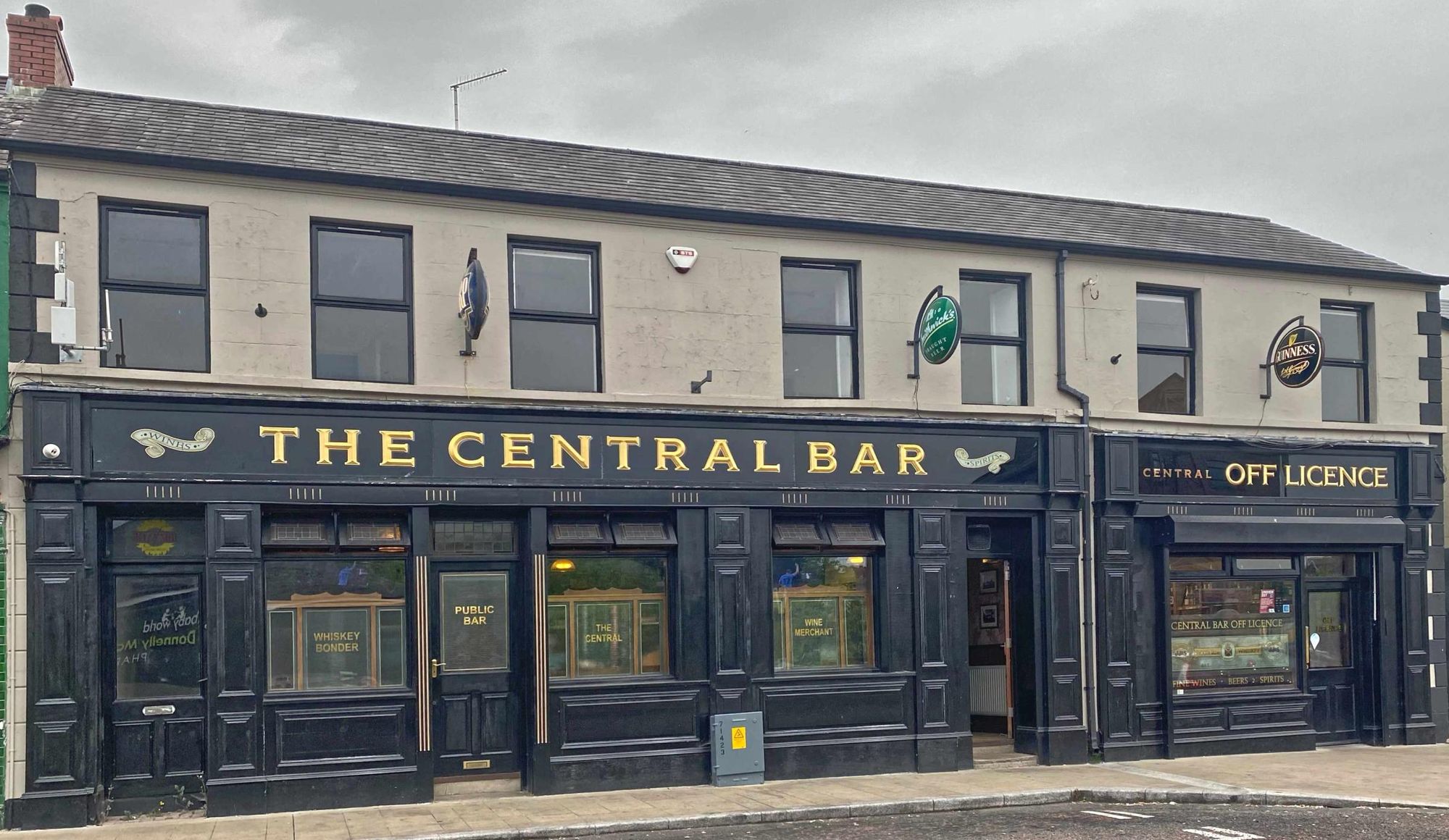 Central Bar, June 2023 (Photo: Michael Slaughter). (Pub, External, Key). Published on 07-03-2025