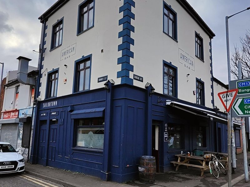 American Bar, Belfast (Photo: George Hanna - 03/03/2024). (Pub, External, Key). Published on 17-03-2024 