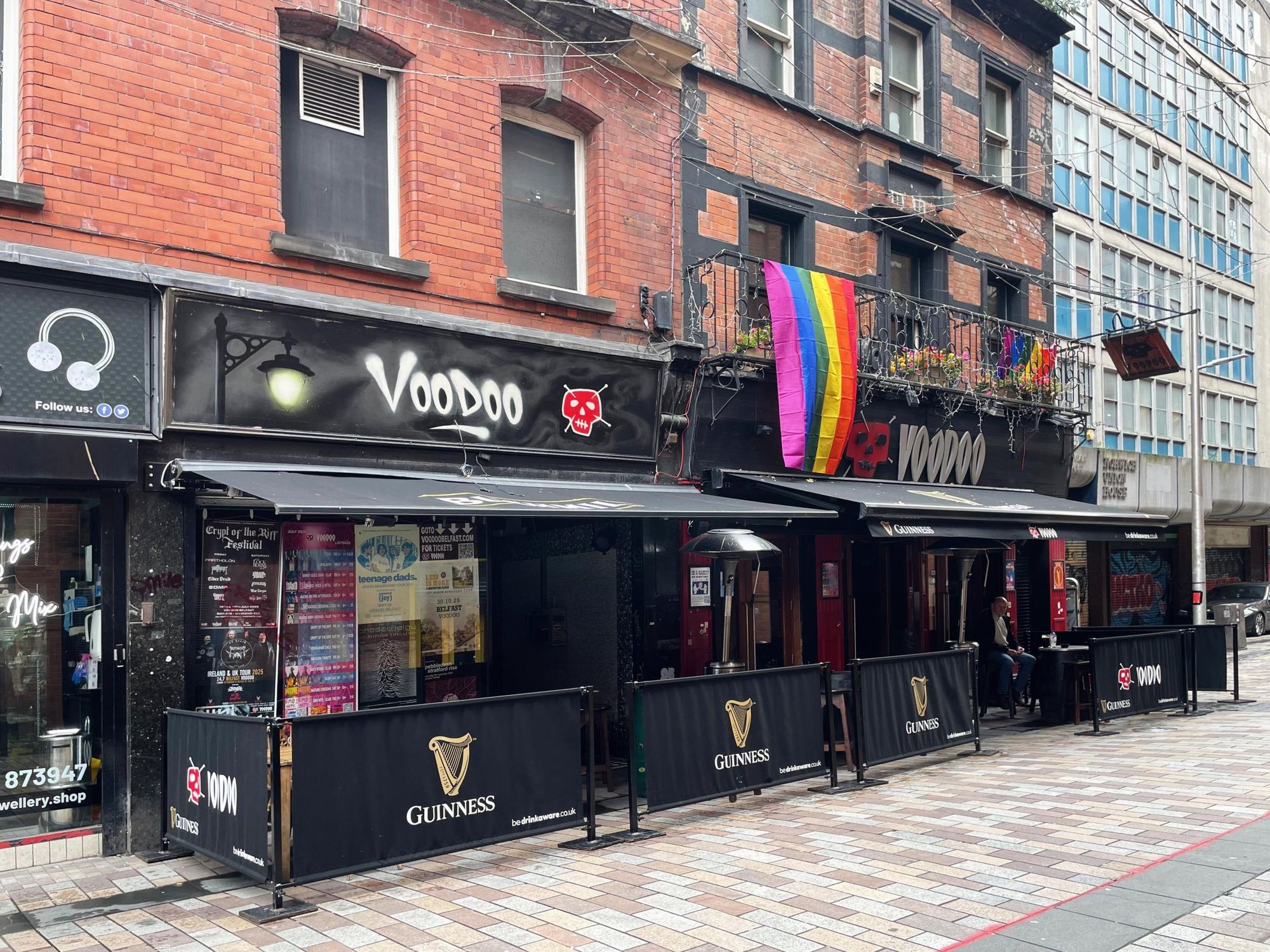 Voodoo, Belfast (Photo: Nick Yarwood - 21/07/2025). (Pub, External, Key). Published on 24-08-2025