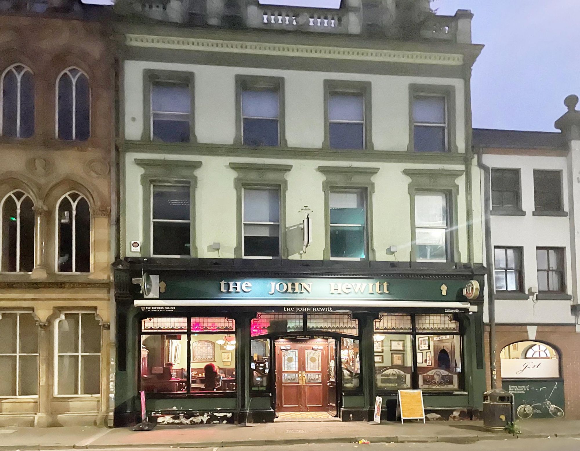 John Hewitt, Belfast (Photo: Nick Yarwood - 20/07/2025). (Pub, External). Published on 24-08-2025