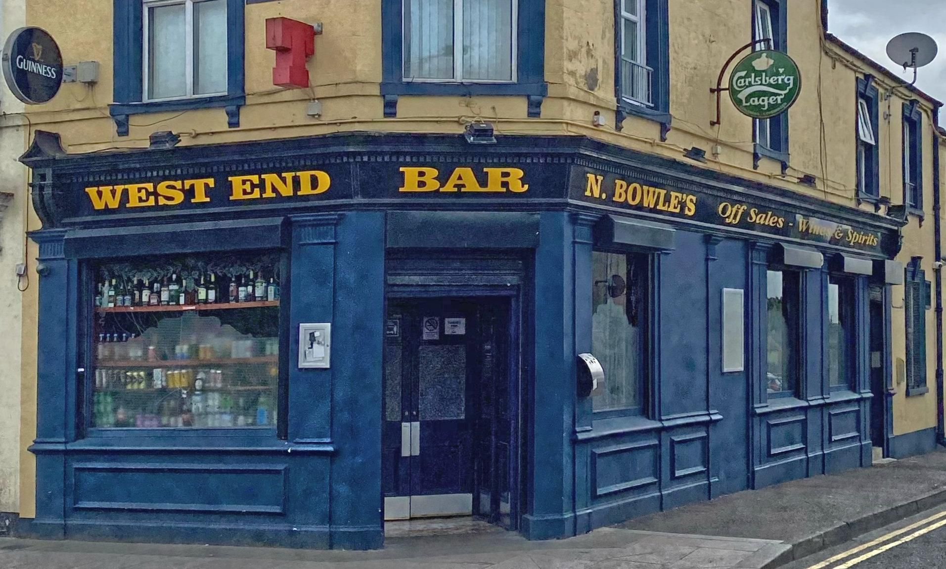 West End Bar, June 2023 (Photo: Michael Slaughter). (Pub, External, Key). Published on 10-03-2025