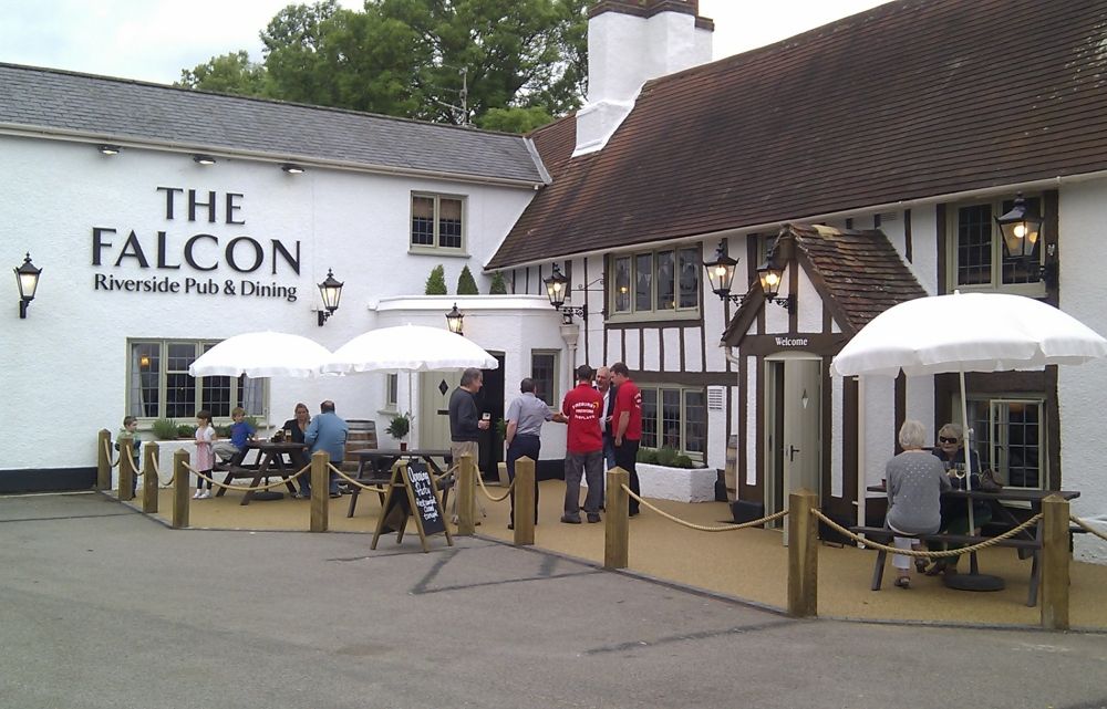 "Falcon, Bletsoe". (Pub, External, Customers, Key). Published on 11-11-2013