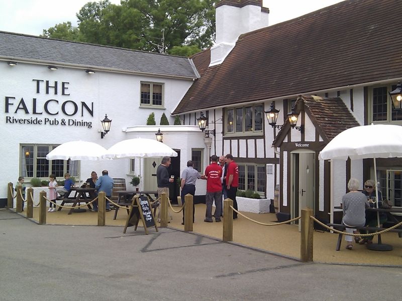 "Falcon, Bletsoe". (Pub, External, Customers, Key). Published on 11-11-2013