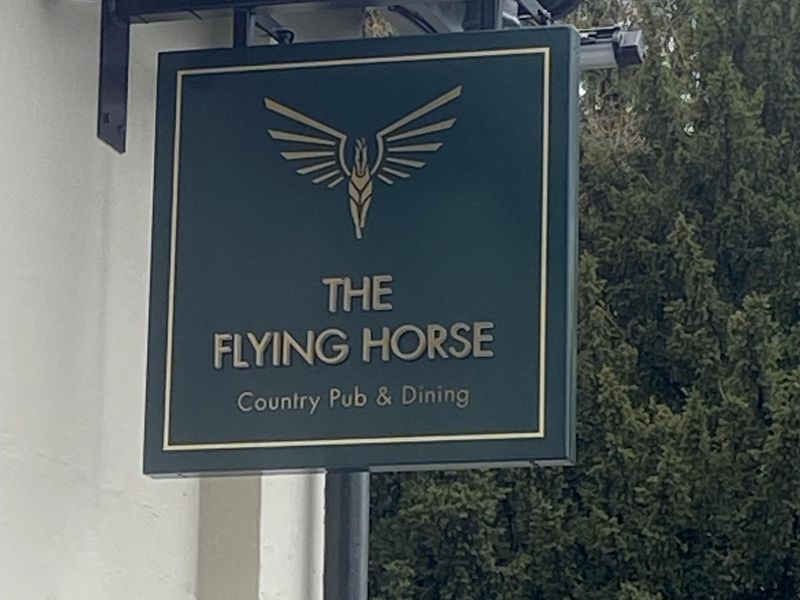 Flying Horse Clophill - sign. (Pub, Sign). Published on 05-04-2022 