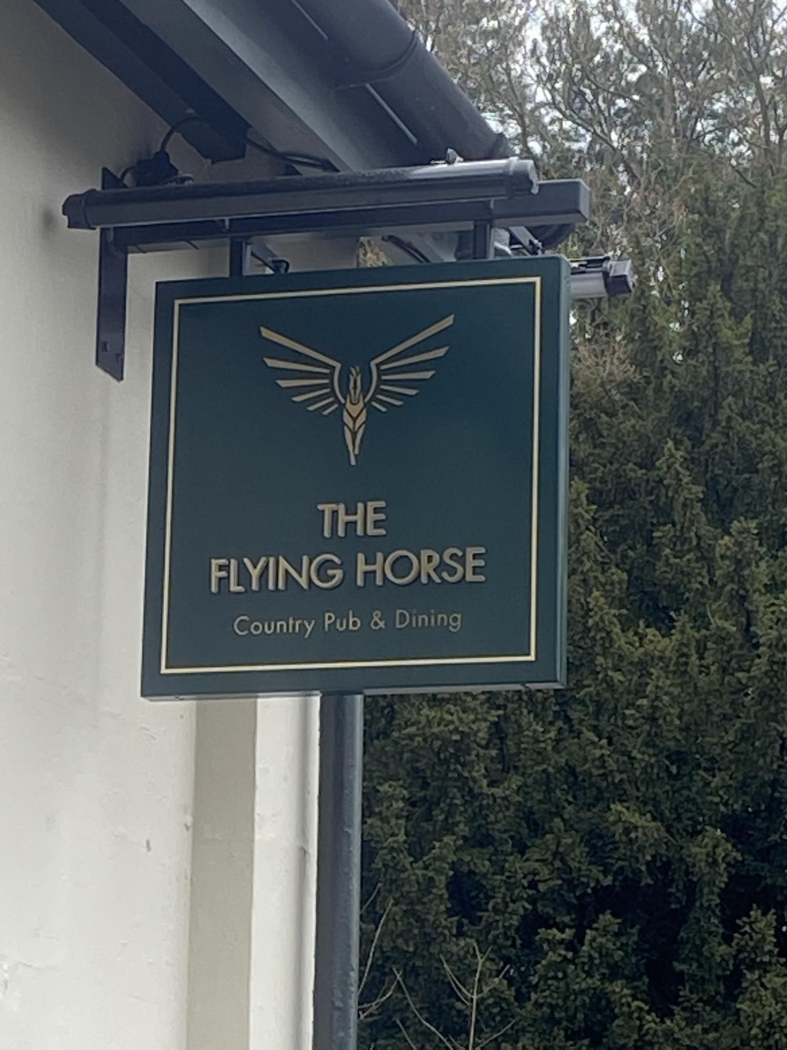 Flying Horse Clophill - sign. (Pub, Sign). Published on 05-04-2022