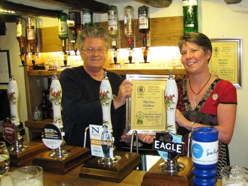 Fox at Carlton: Local Country Pub of the Year 2017. (Pub, Bar, Publican, Award). Published on 14-04-2017