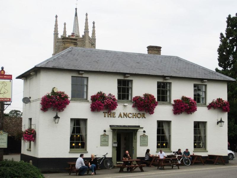 Anchor Inn, Great Barford. (Pub, External, Key). Published on 23-10-2016