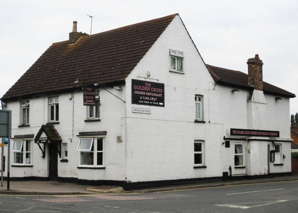 Golden Cross, Great Barford. (Pub, External, Key). Published on 23-10-2016