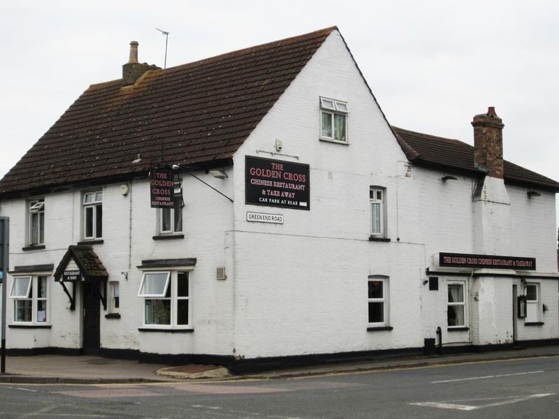 Golden Cross, Great Barford. (Pub, External, Key). Published on 23-10-2016