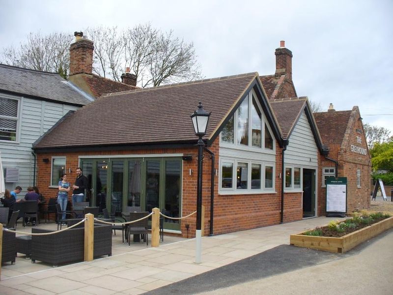 Greyhound, Haynes - dining room exterior. (Pub, External). Published on 22-07-2017 