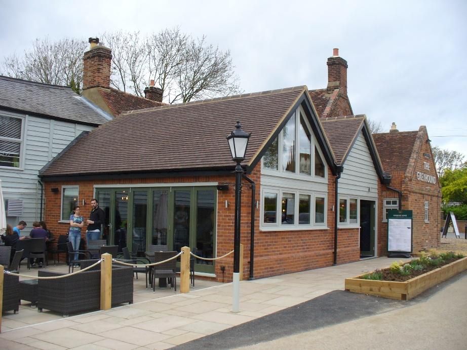 Greyhound, Haynes - dining room exterior. (Pub, External). Published on 22-07-2017