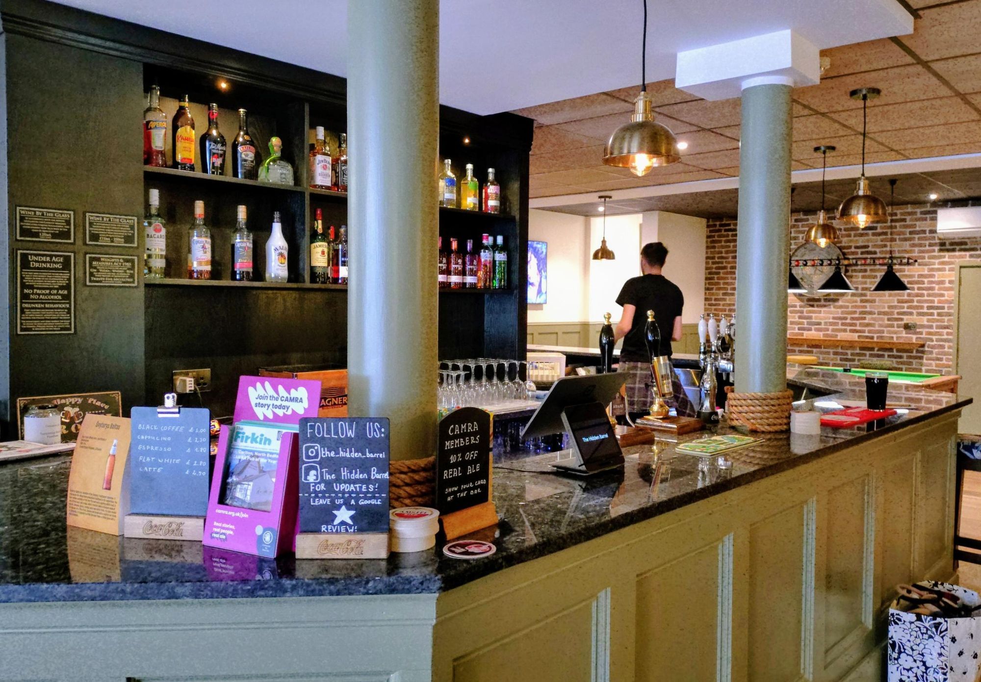 Hidden Barrel, Bedford - bar. (Pub, Bar). Published on 29-08-2025