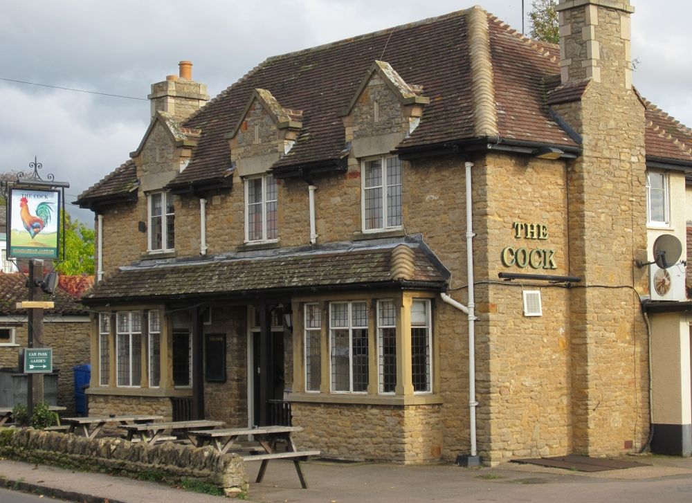 "Cock, Pavenham". (Pub, External, Key). Published on 15-12-2013