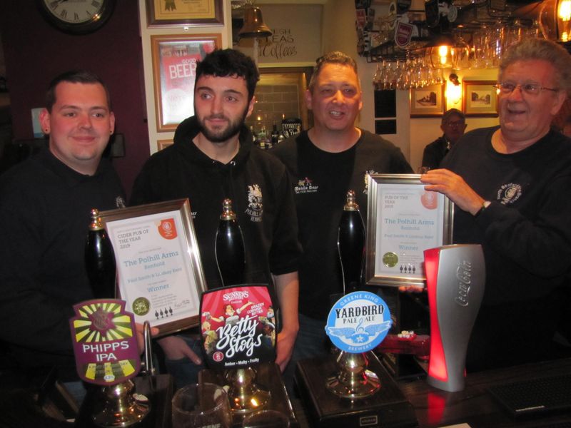 Polhill Arms, Renhold: Branch and Cider POTY awards 2019. (Pub, Bar, Publican, Award). Published on 11-04-2019