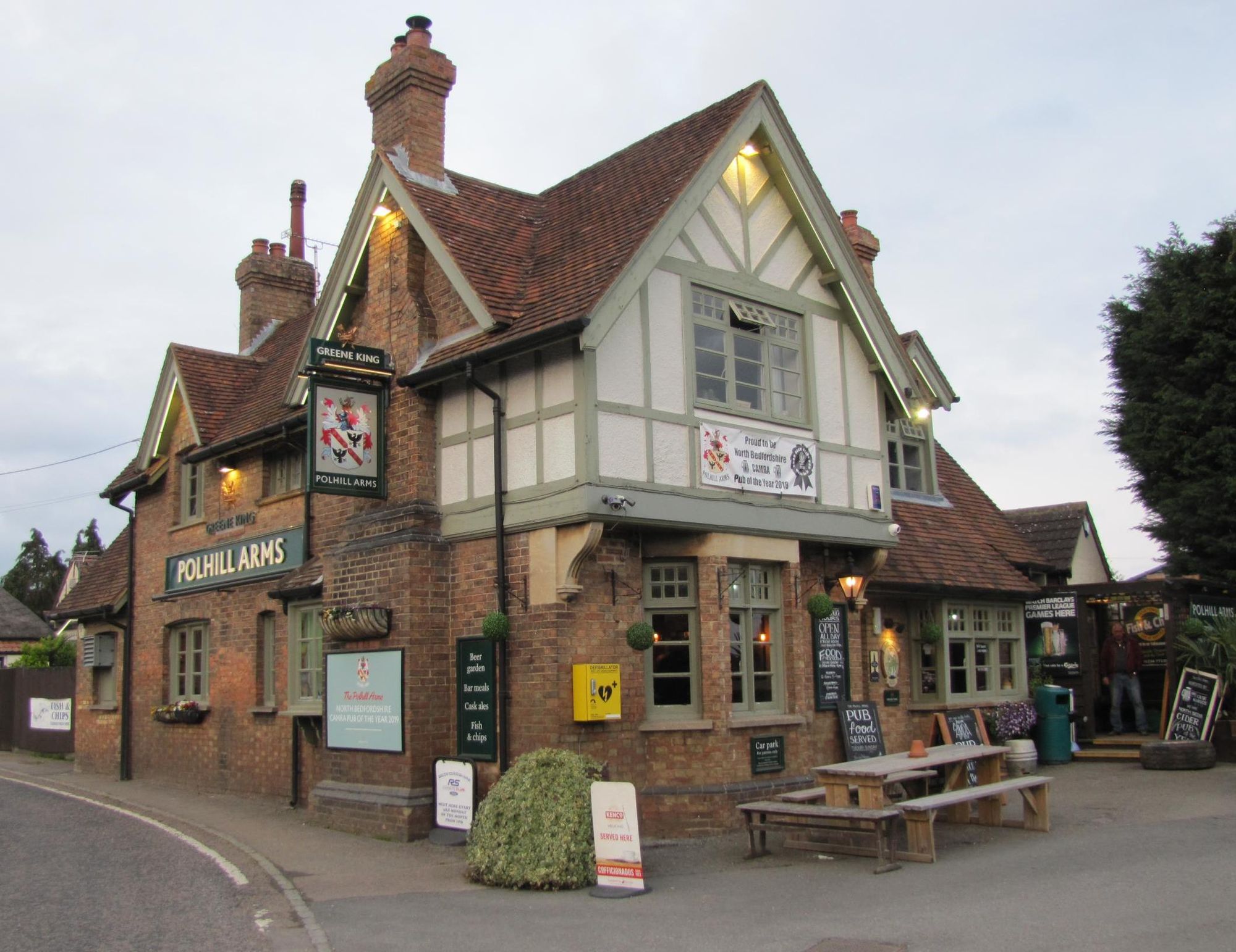 Polhill Arms, Renhold. (Pub, External, Key). Published on 11-04-2019