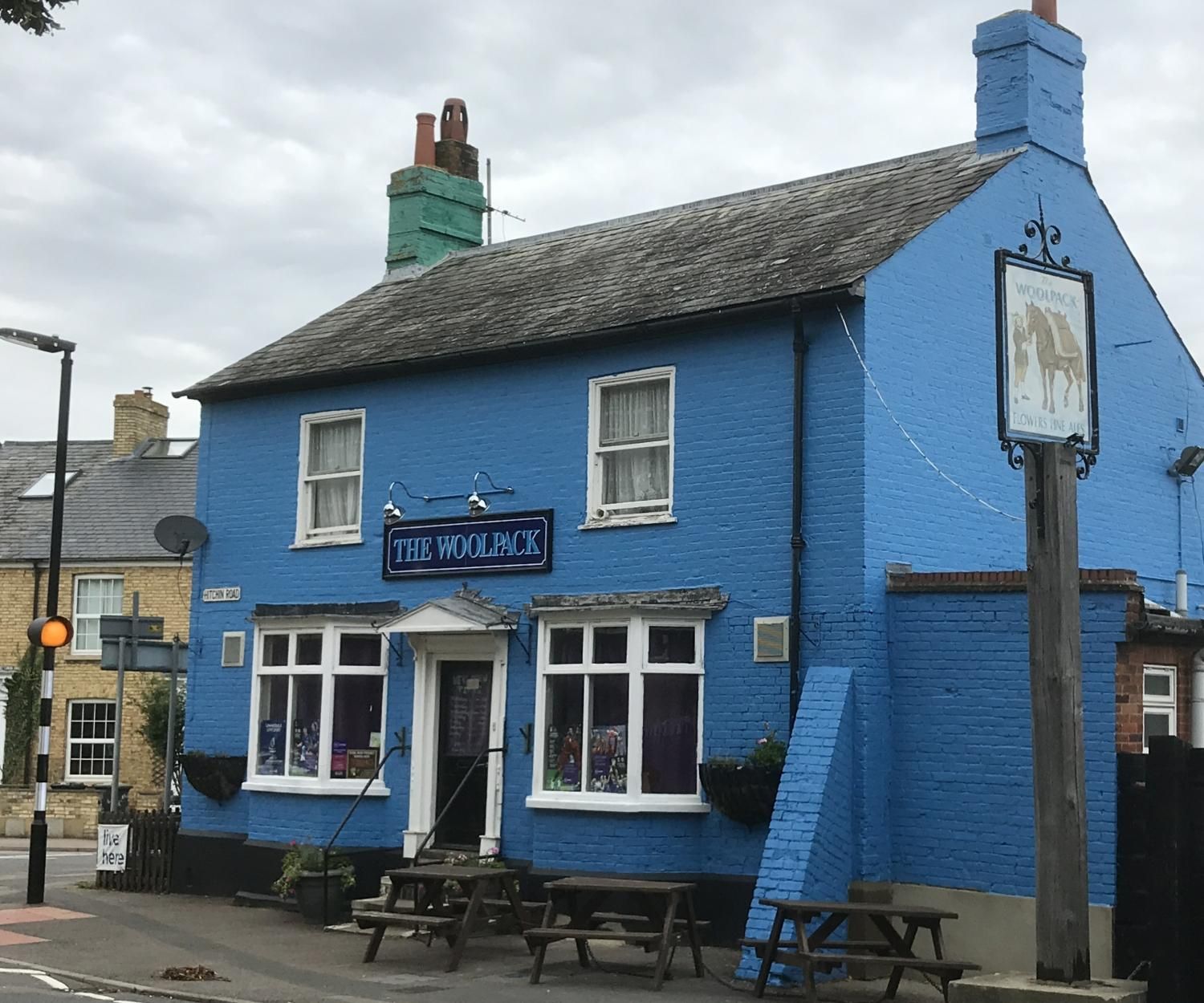Woolpack, Shefford. (Pub, External, Key). Published on 04-11-2019