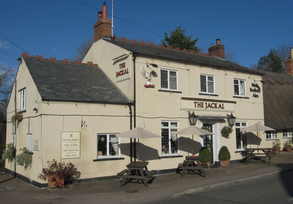 "Jackal, Thurleigh". (Pub, External). Published on 16-02-2014