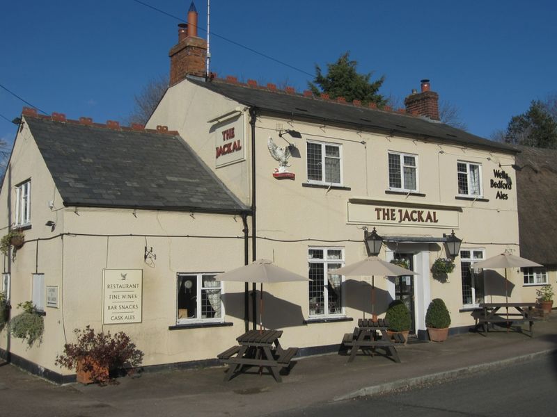"Jackal, Thurleigh". (Pub, External). Published on 16-02-2014