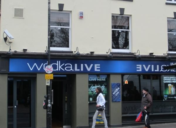 Wodka Live Bar, Bedford. (Pub, External, Key). Published on 27-01-2016
