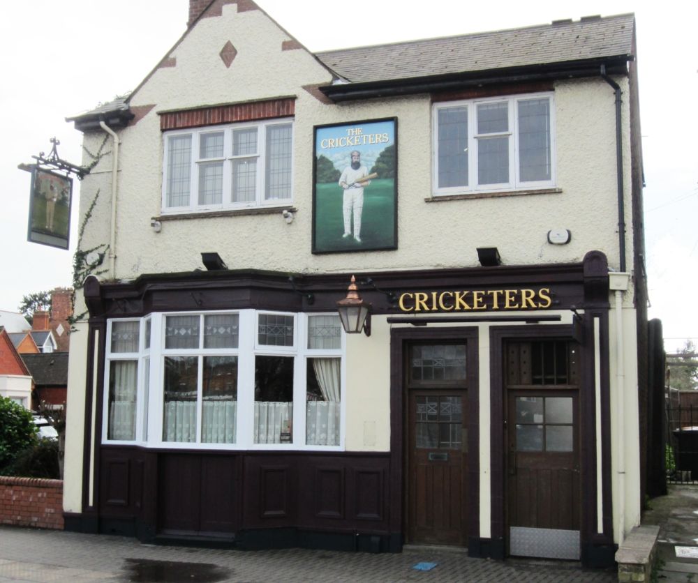 "Cricketers, Bedford". (Pub, External). Published on 29-03-2015
