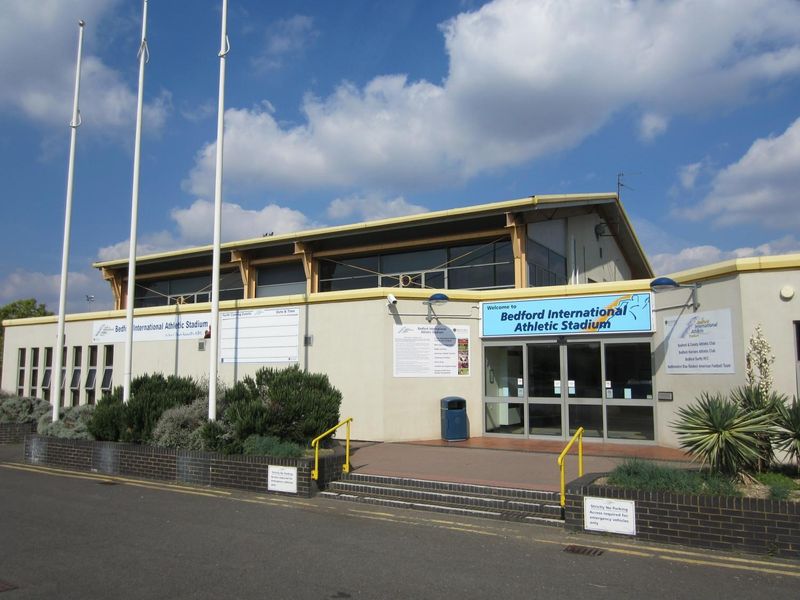 Bedford International Athletics Stadium. (Pub, External, Key). Published on 12-11-2016 