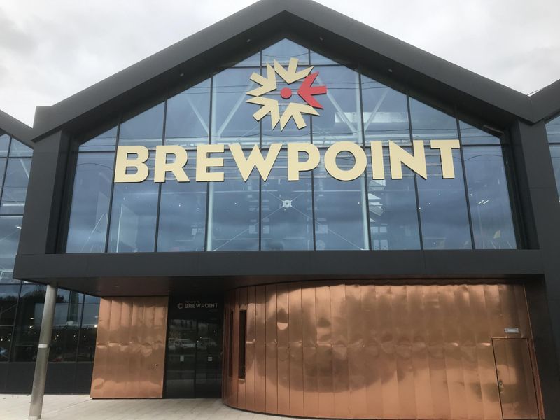 Brewpoint, Bedford: brewery and taproom entrance. (Pub, Brewery, External, Key). Published on 21-08-2021