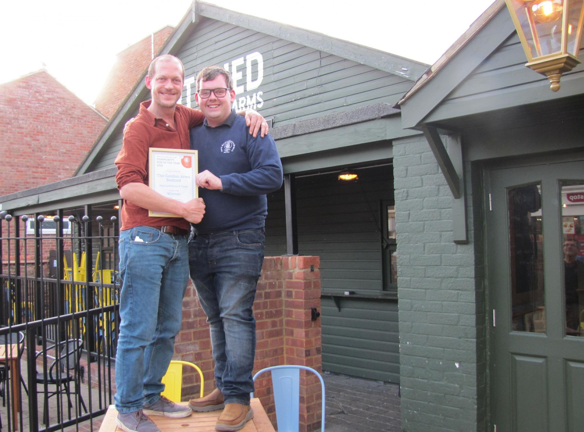 Gordon Arms, Bedford - Community POTY 2022. (Pub, External, Garden, Publican, Award). Published on 15-05-2022