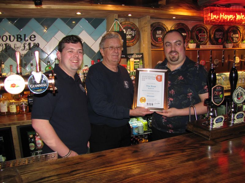 Rose, Bedford: Young Members POTY 2019. (Pub, Bar, Publican, Award). Published on 11-04-2019