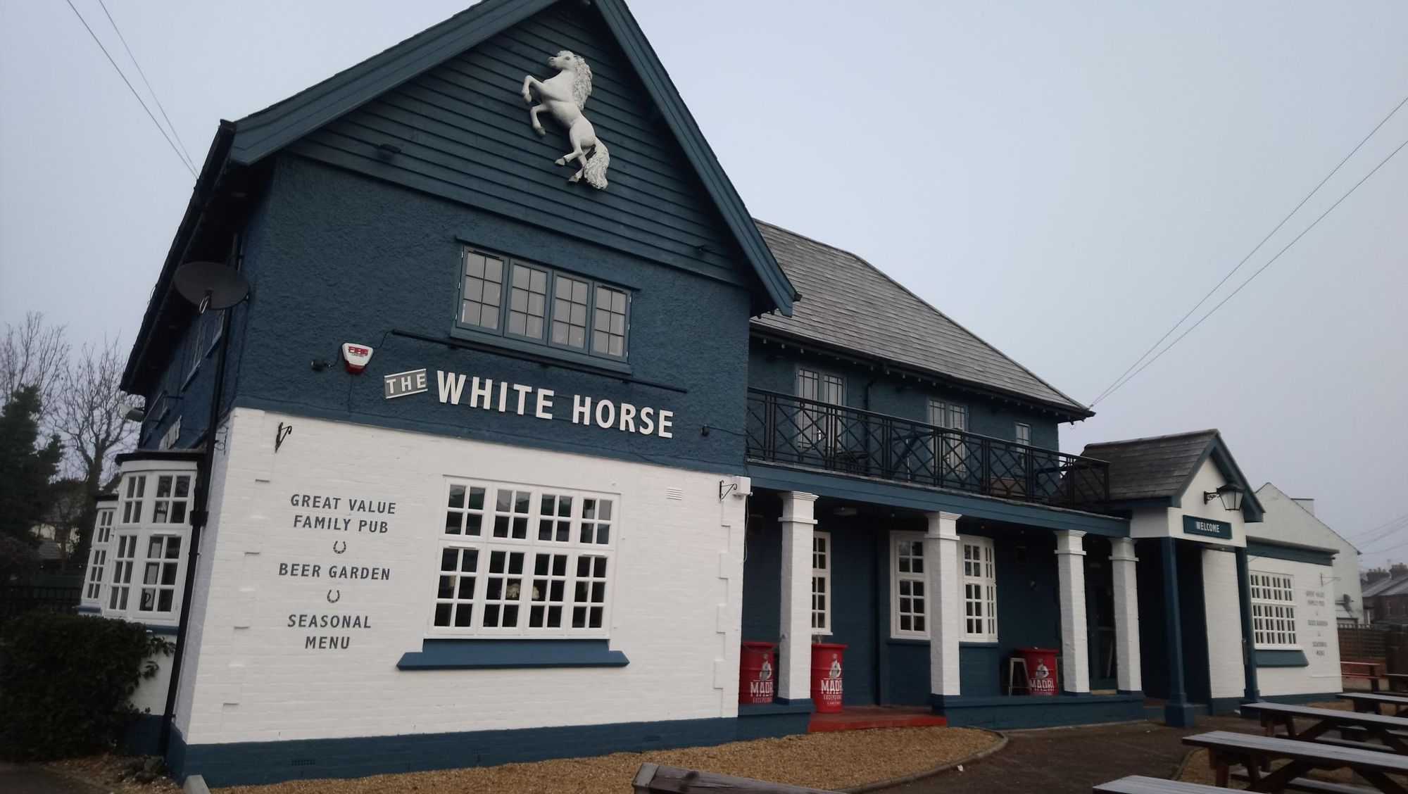 White Horse, Bedford. (Pub, External, Key). Published on 21-01-2023