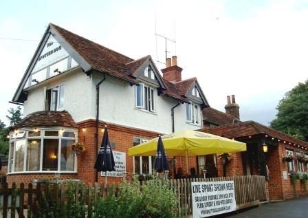 Spotted Dog, Cold Ash. (Pub, External). Published on 07-10-2013